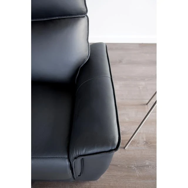 Furniture of America Bienne FM69002BK-SF-M Sofa Manual Recliner