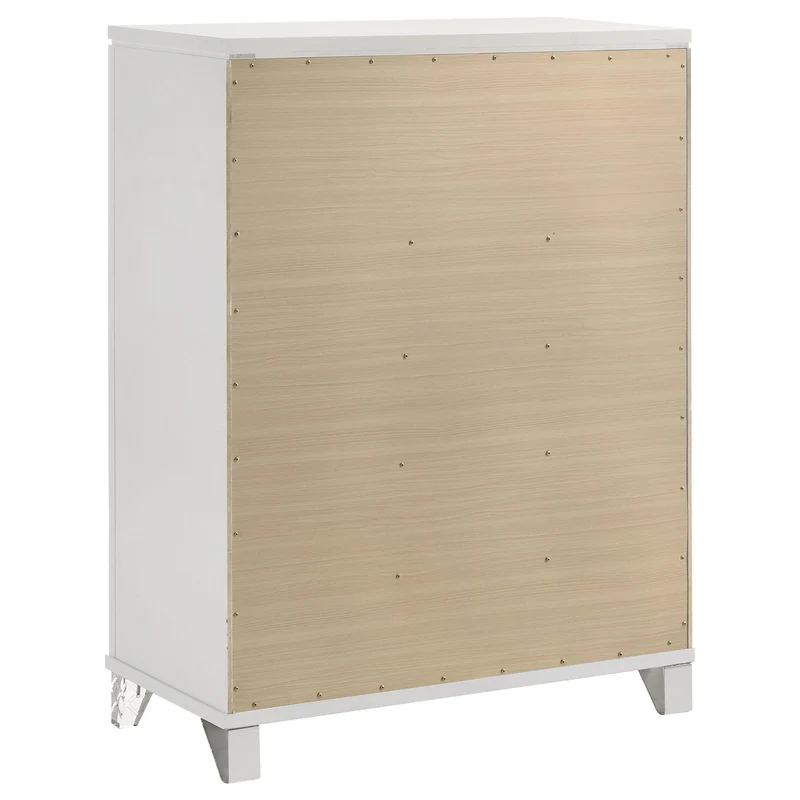 Coaster Furniture Marmore 224965 5-Drawer Bedroom Chest of Drawers - White