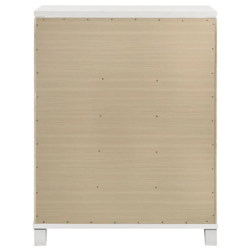 Coaster Furniture Marmore 224965 5-Drawer Bedroom Chest of Drawers - White