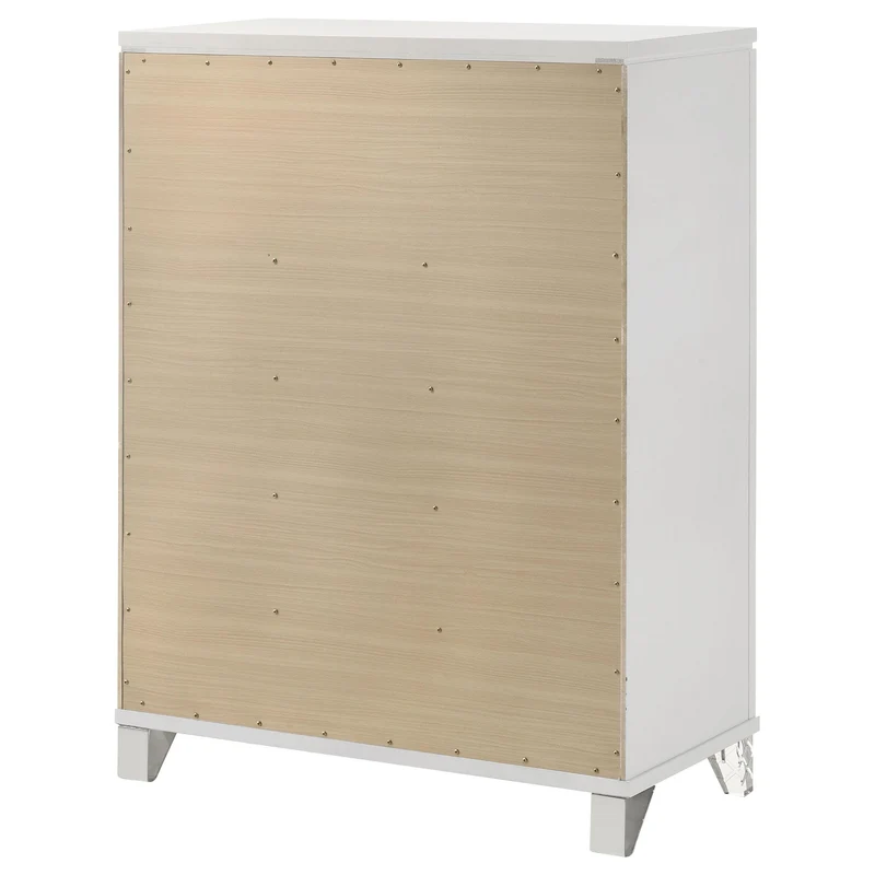 Coaster Furniture Marmore 224965 5-Drawer Bedroom Chest of Drawers - White