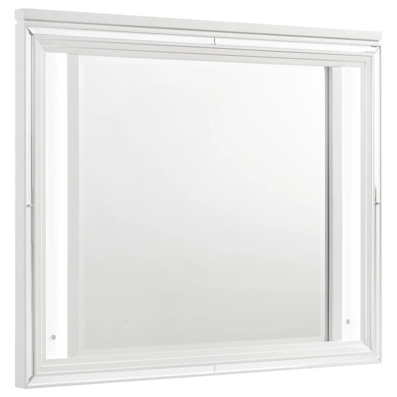 Coaster Furniture Marmore 224964 LED Dresser Mirror - White