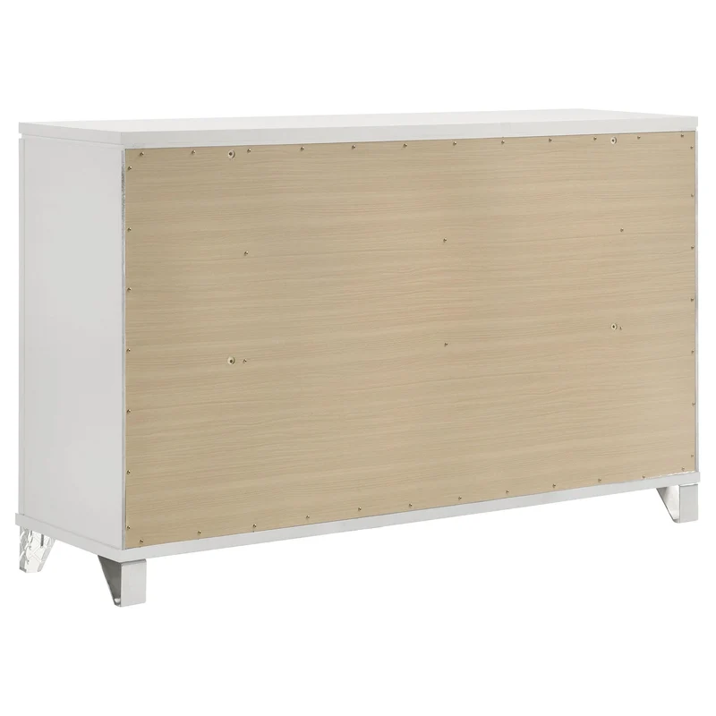 Coaster Furniture Marmore 224963 9-Drawer Dresser Cabinet - White