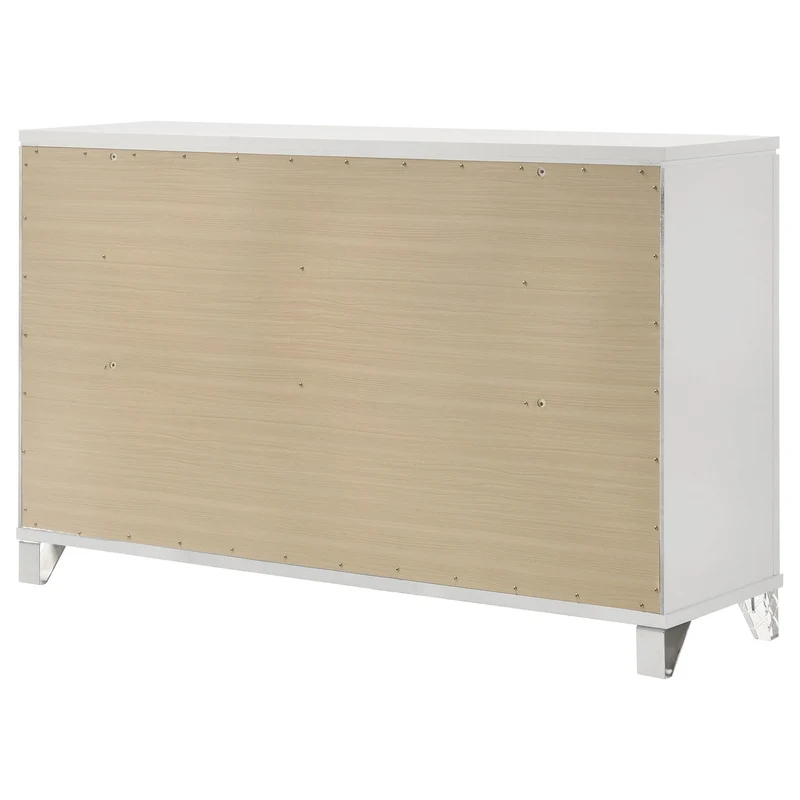 Coaster Furniture Marmore 224963 9-Drawer Dresser Cabinet - White