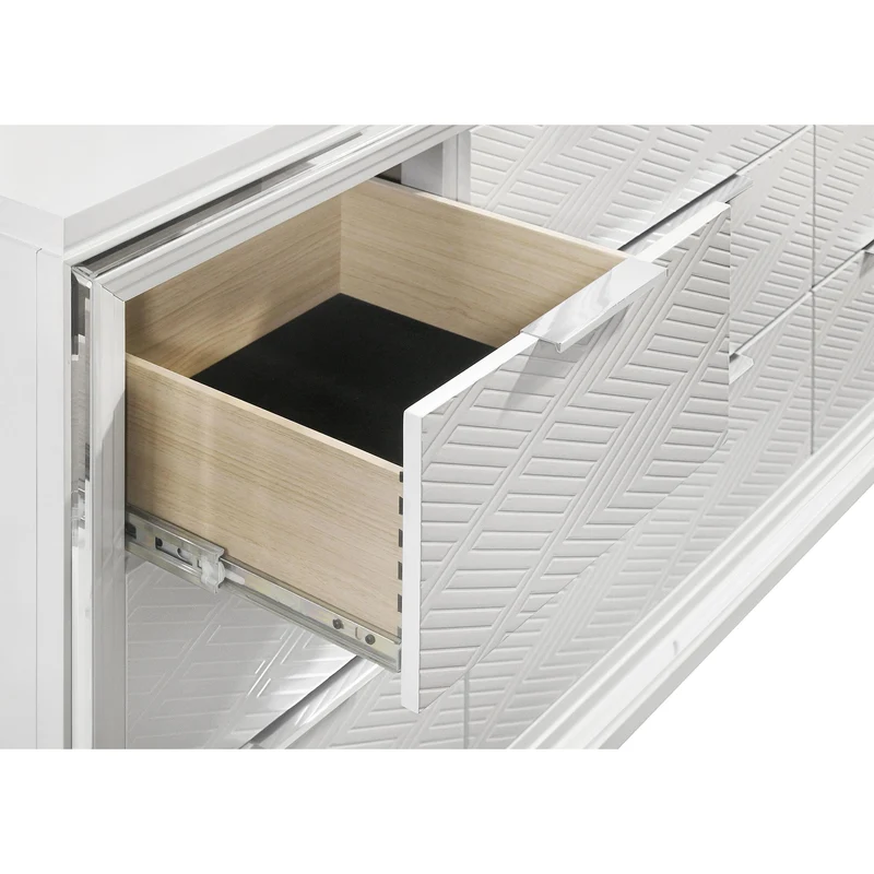 Coaster Furniture Marmore 224963 9-Drawer Dresser Cabinet - White