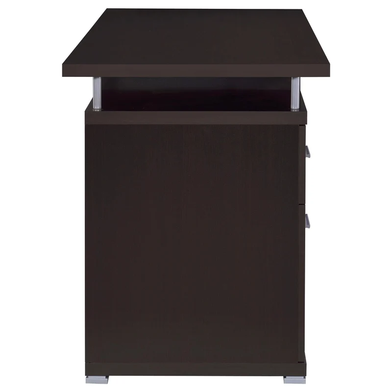 Coaster Furniture Tracy 800107 55-inch 2-Drawer Office Computer Desk - Cappuccino