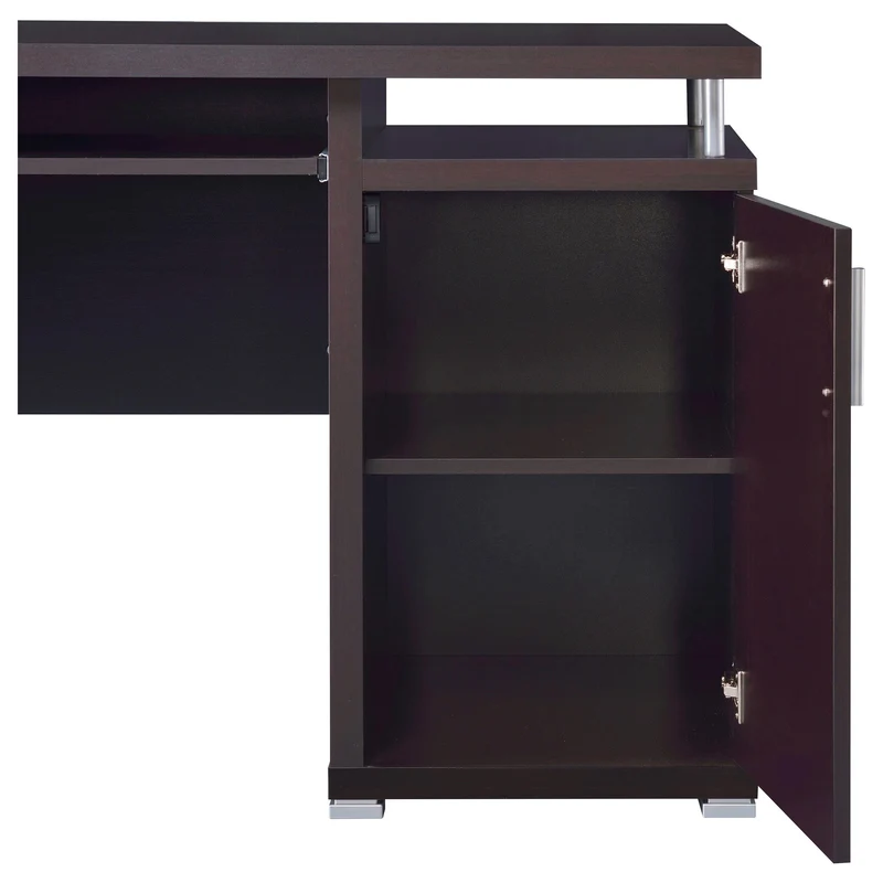 Coaster Furniture Tracy 800107 55-inch 2-Drawer Office Computer Desk - Cappuccino