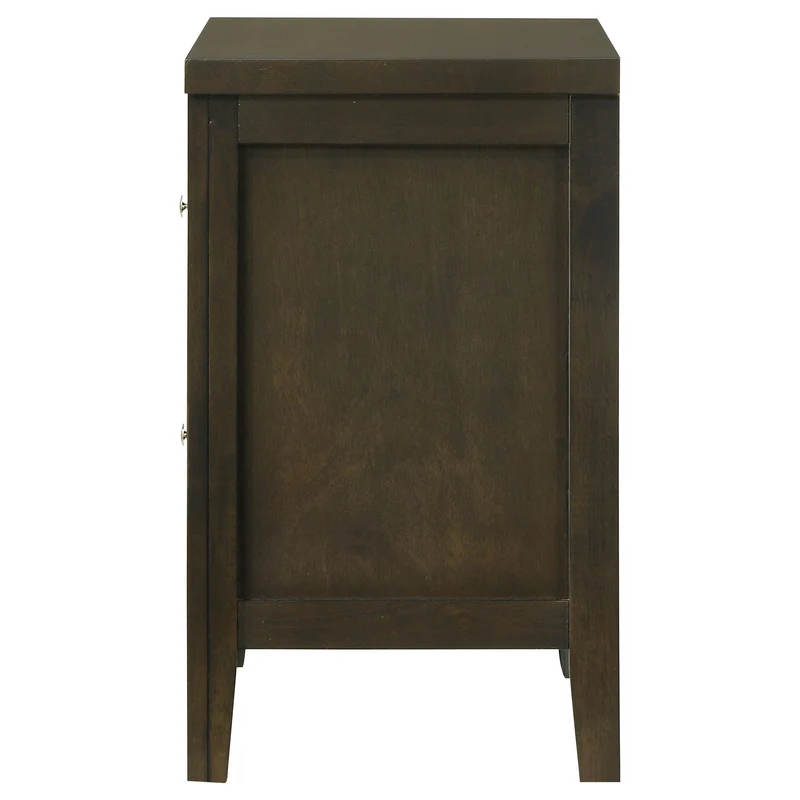 Coaster Furniture Wilkes 224422 2-Drawer Nightstand Bedside Table - Dark Cocoa
