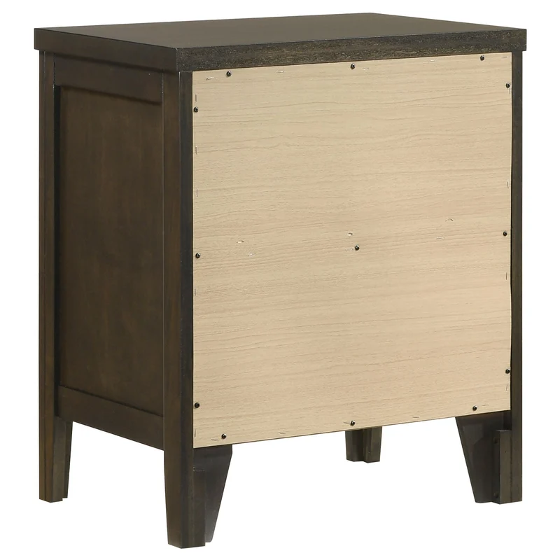 Coaster Furniture Wilkes 224422 2-Drawer Nightstand Bedside Table - Dark Cocoa