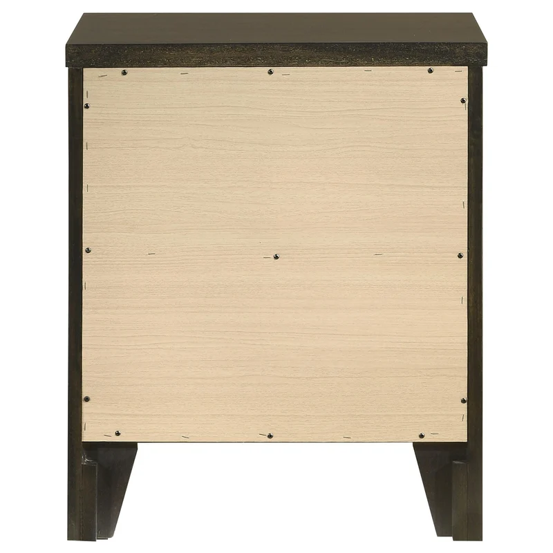 Coaster Furniture Wilkes 224422 2-Drawer Nightstand Bedside Table - Dark Cocoa