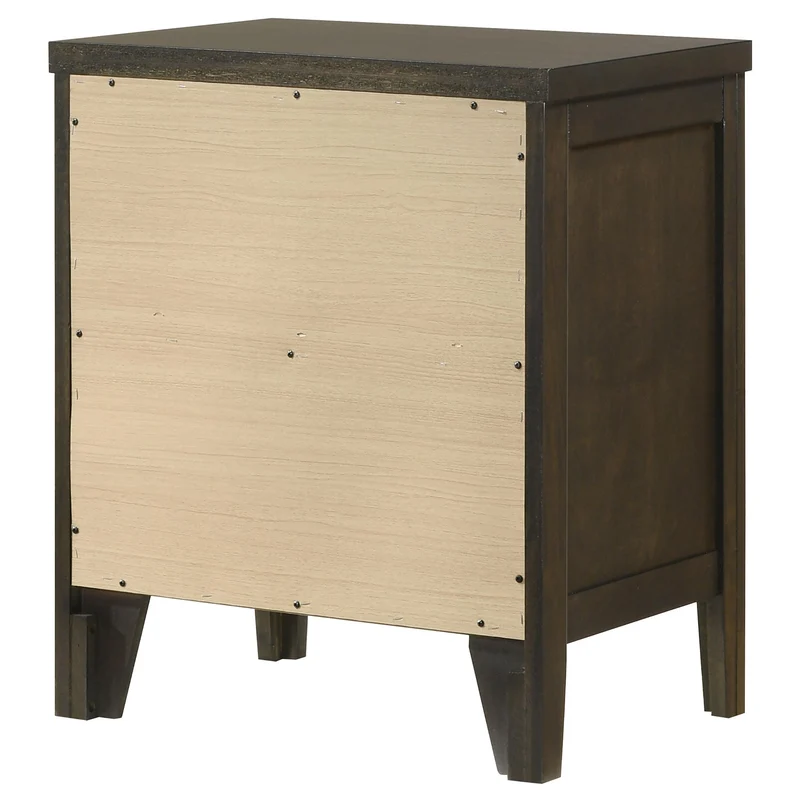 Coaster Furniture Wilkes 224422 2-Drawer Nightstand Bedside Table - Dark Cocoa