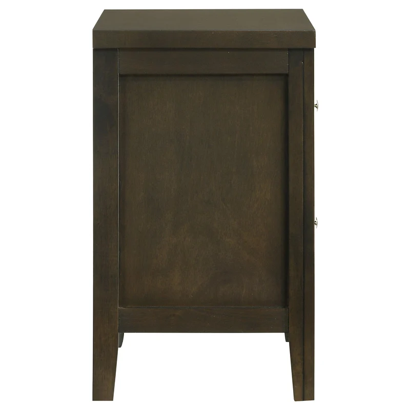 Coaster Furniture Wilkes 224422 2-Drawer Nightstand Bedside Table - Dark Cocoa
