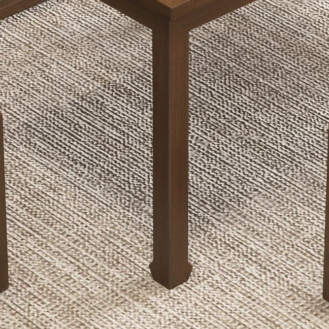 Traditional Chinese Elm Wood Square End Table 1-Tier For Living Room