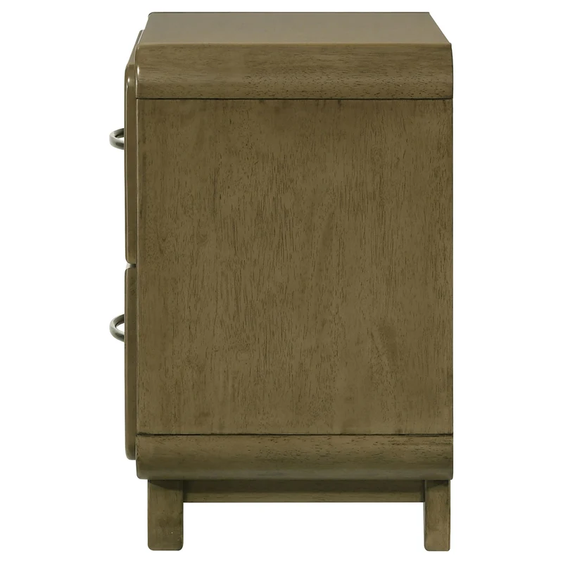 Coaster Furniture Amsbury 224272 2-Drawer Nightstand Bedside Table - Nutmeg
