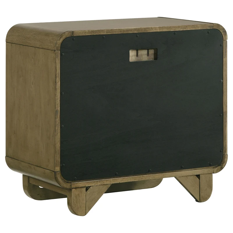 Coaster Furniture Amsbury 224272 2-Drawer Nightstand Bedside Table - Nutmeg