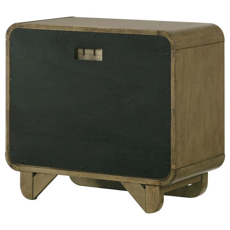 Coaster Furniture Amsbury 224272 2-Drawer Nightstand Bedside Table - Nutmeg