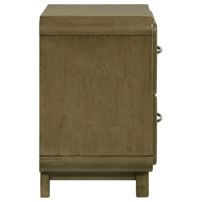 Coaster Furniture Amsbury 224272 2-Drawer Nightstand Bedside Table - Nutmeg