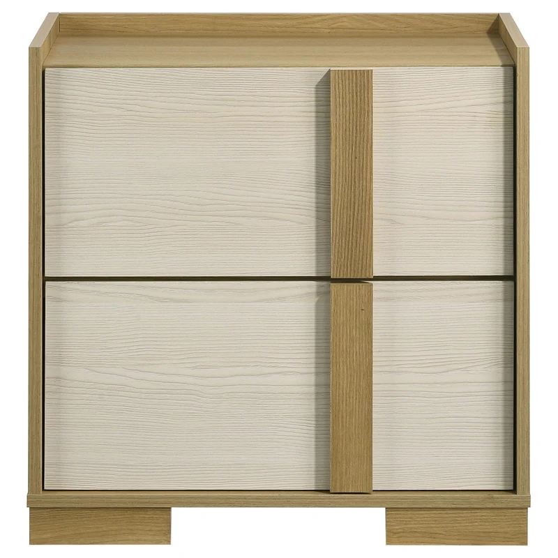 Coaster Furniture Hyland 215652 2-Drawer Nightstand Bedside Table - Natural