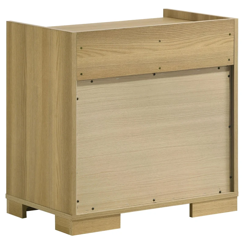 Coaster Furniture Hyland 215652 2-Drawer Nightstand Bedside Table - Natural