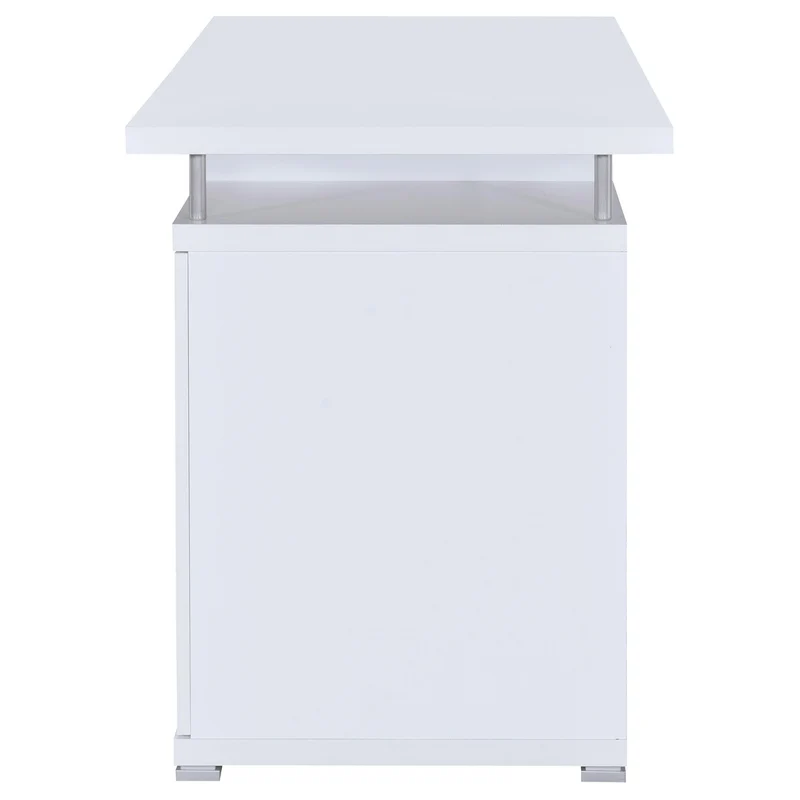 Coaster Furniture Tracy 800108 55-inch 2-Drawer Office Computer Desk - White