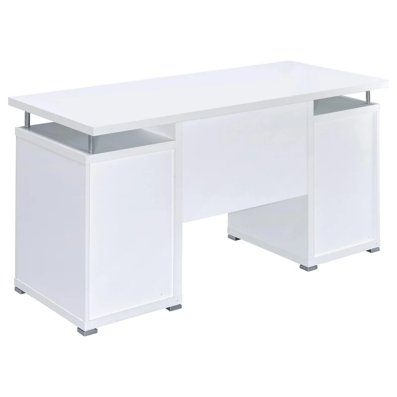 Coaster Furniture Tracy 800108 55-inch 2-Drawer Office Computer Desk - White