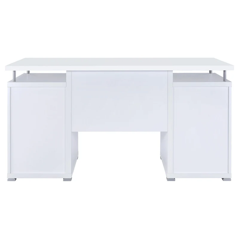 Coaster Furniture Tracy 800108 55-inch 2-Drawer Office Computer Desk - White