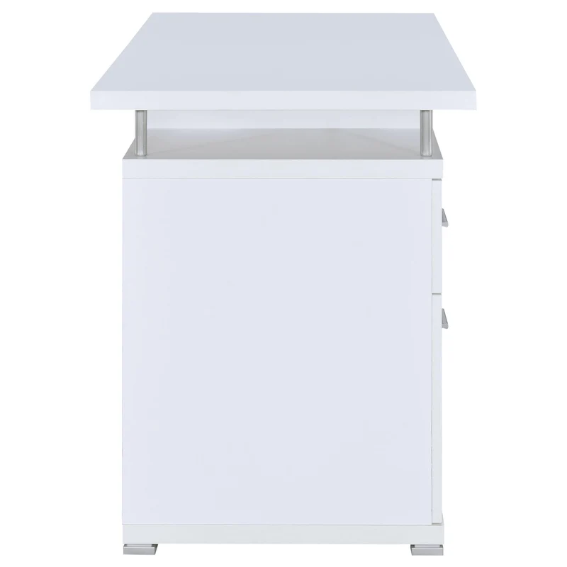 Coaster Furniture Tracy 800108 55-inch 2-Drawer Office Computer Desk - White