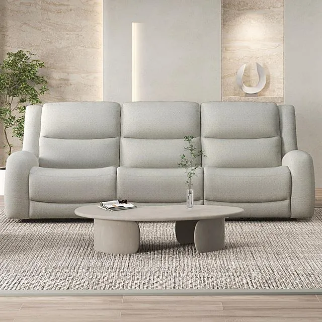 Furniture of America Giraldus CM9988BG-SF-M Manual Recliner Sofa