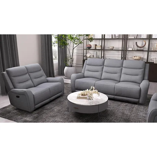 Furniture of America Matthias CM9987GY-SF-M Manual Recliner Sofa