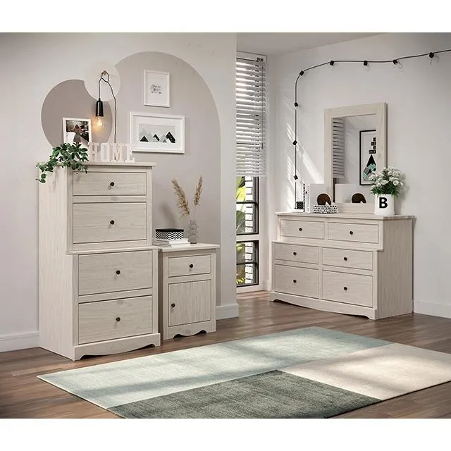 Furniture of America Stavros AM7002WH-N Night Stand