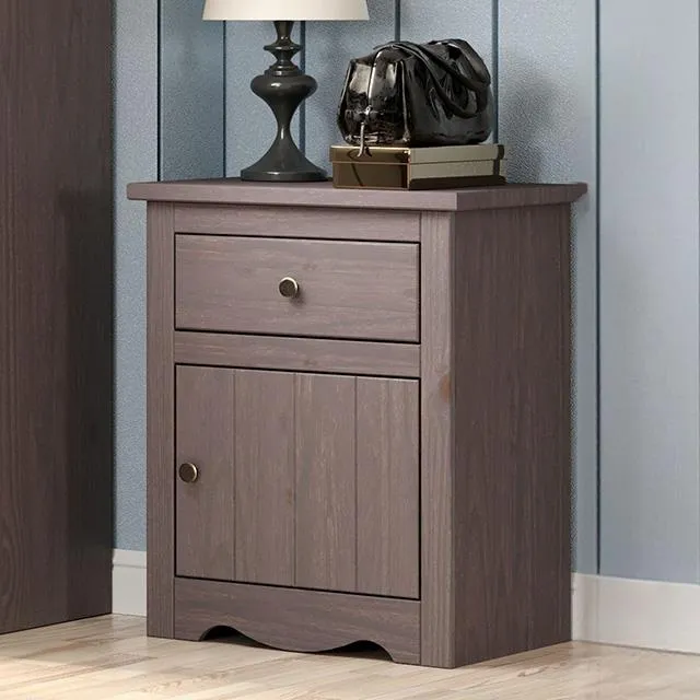 Furniture of America Stavros AM7002GY-N Night Stand