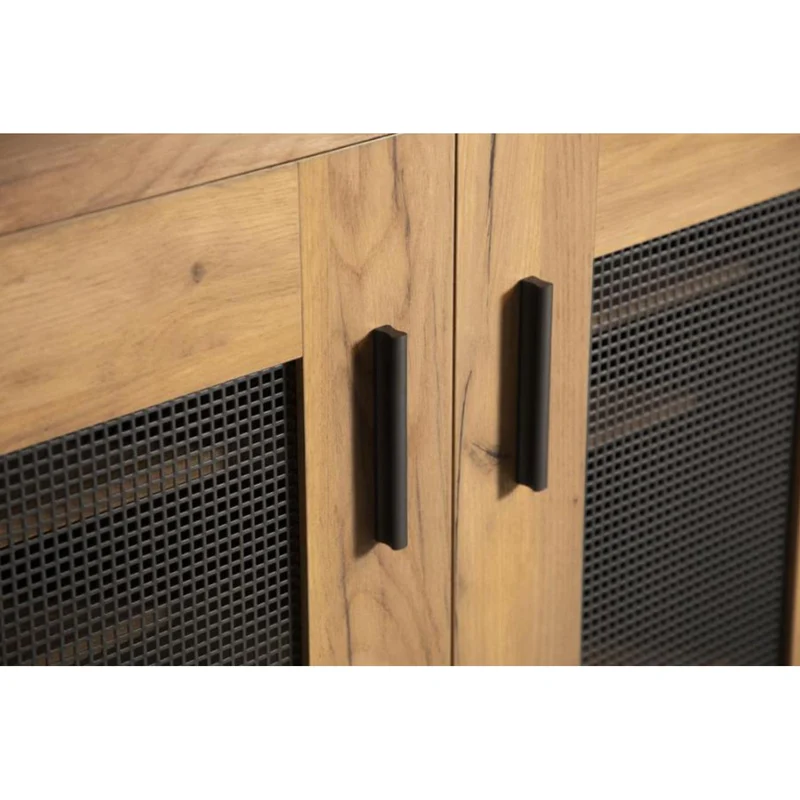 Coaster Furniture Bristol 951107 6-shelf Engineered Wood Shoe Cabinet - Golden Oak