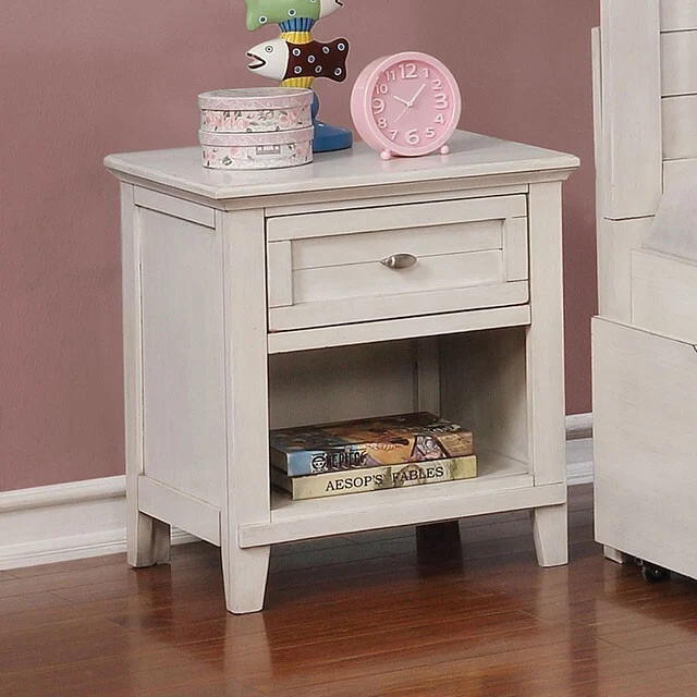 Furniture of America Brogan CM7517WH-N Night Stand