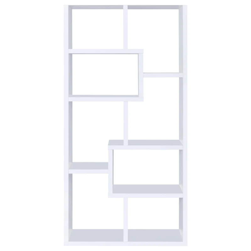 Coaster Furniture Theo 800136 71-inch 7-shelf Bookshelf - White
