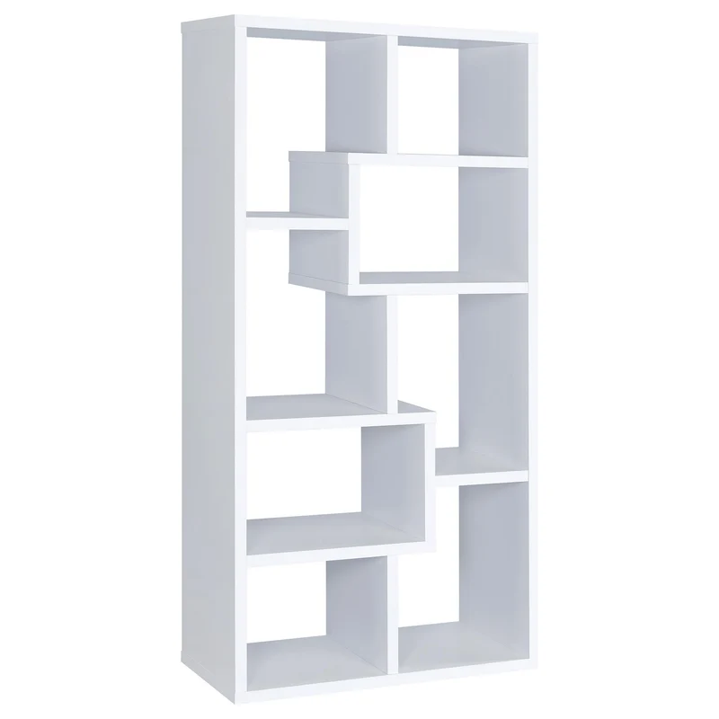 Coaster Furniture Theo 800136 71-inch 7-shelf Bookshelf - White