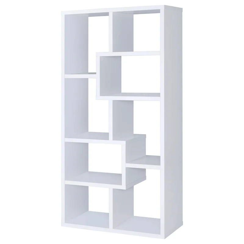 Coaster Furniture Theo 800136 71-inch 7-shelf Bookshelf - White