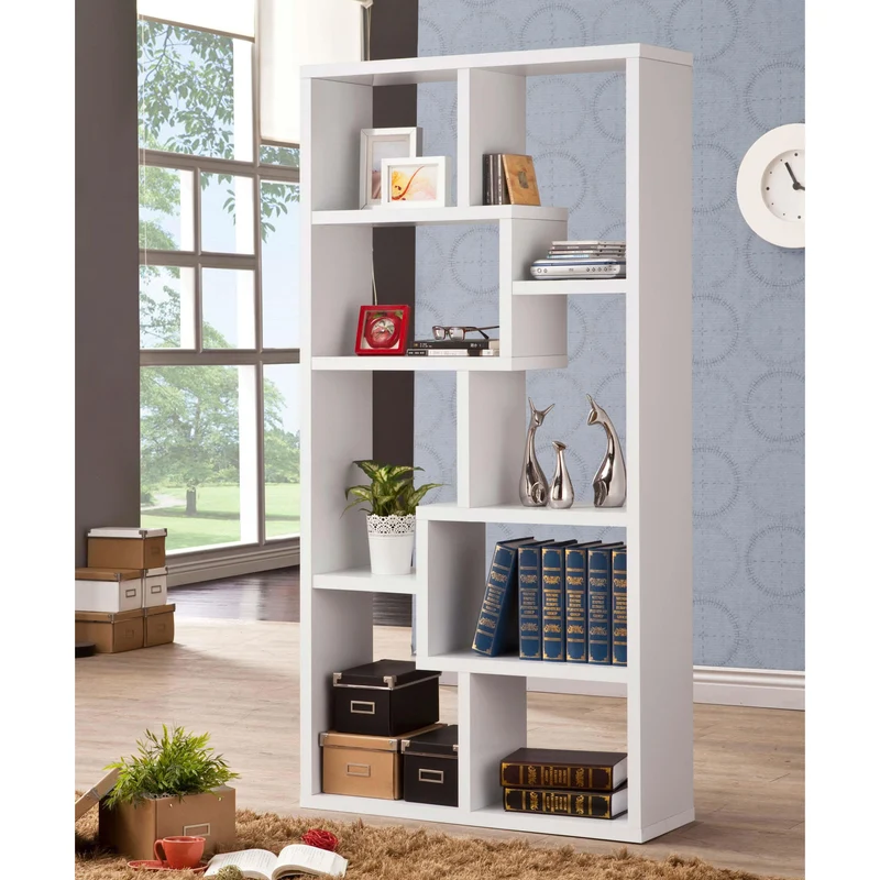 Coaster Furniture Theo 800136 71-inch 7-shelf Bookshelf - White