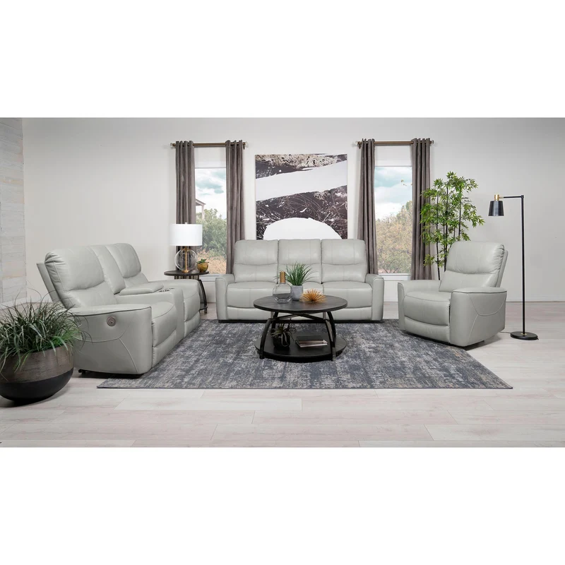 Coaster Furniture Greenfield 610261P Upholstered Power Reclining Sofa - Dove Grey