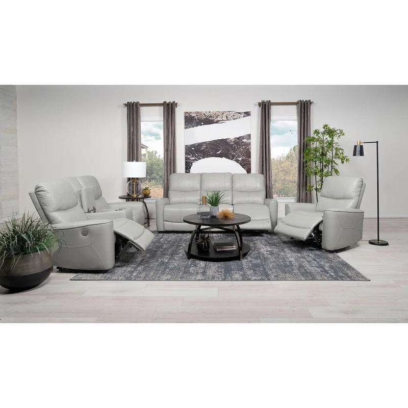 Coaster Furniture Greenfield 610261P Upholstered Power Reclining Sofa - Dove Grey