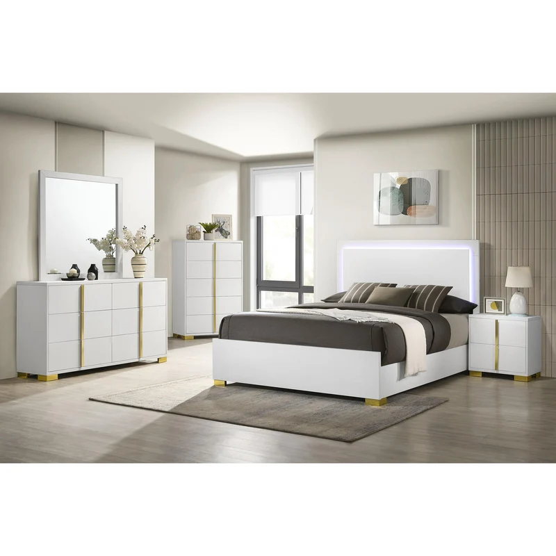 Coaster Furniture Marceline 222934 Dresser Mirror - White