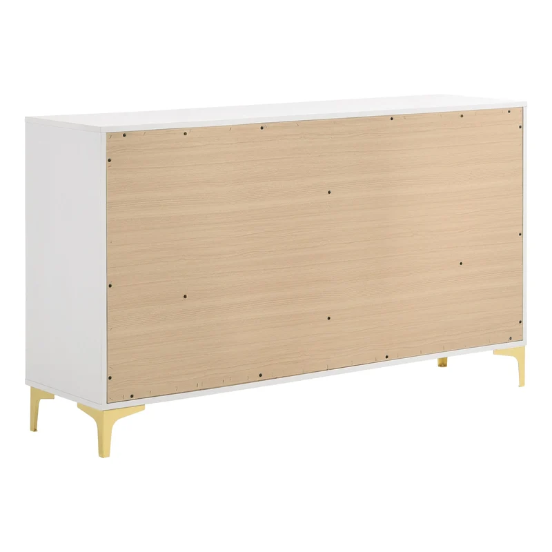 Coaster Furniture Kendall 224403 6-Drawer Dresser - White