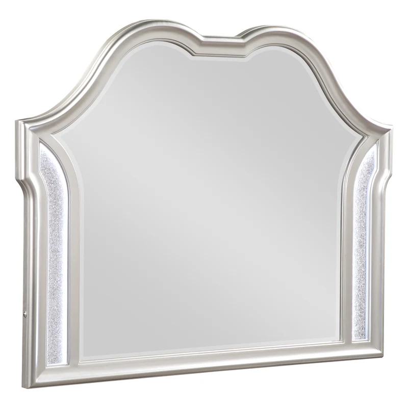 Coaster Furniture Evangeline 223394 Dresser Mirror - Silver Oak