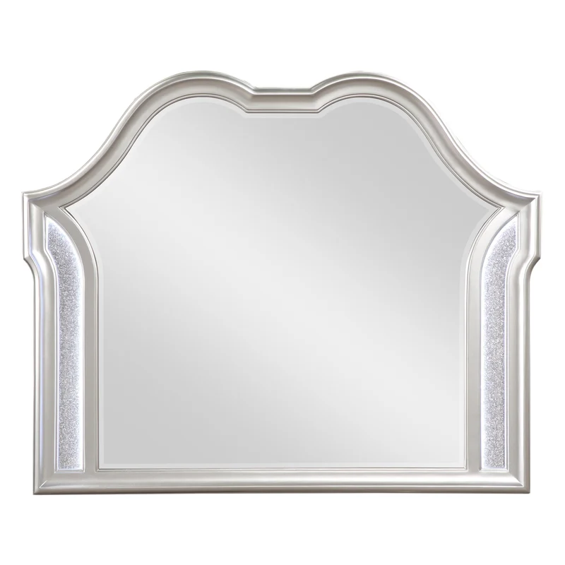 Coaster Furniture Evangeline 223394 Dresser Mirror - Silver Oak