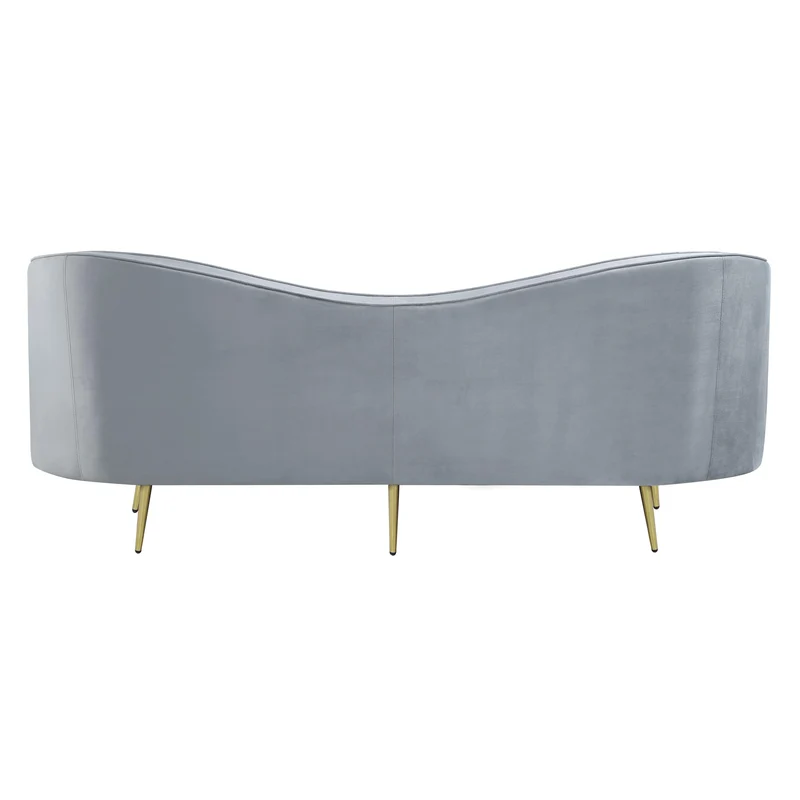 Coaster Furniture Sophia 506864 Upholstered Channel Tufted Sofa - Grey