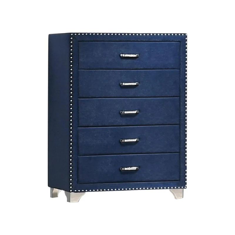 Coaster Furniture Melody 223375 5-Drawer Bedroom Chest - Pacific Blue