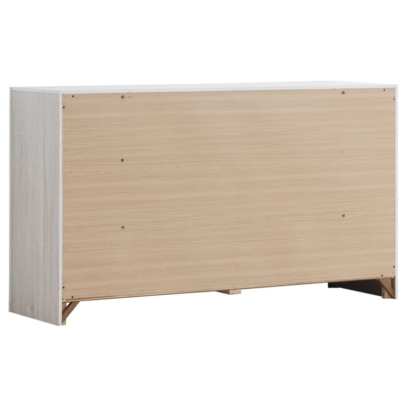 Coaster Furniture Brantford 207053 6-Drawer Dresser - Coastal White
