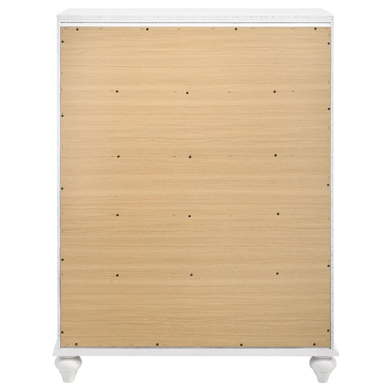 Coaster Furniture Barzini 205895 5-Drawer Bedroom Chest - White