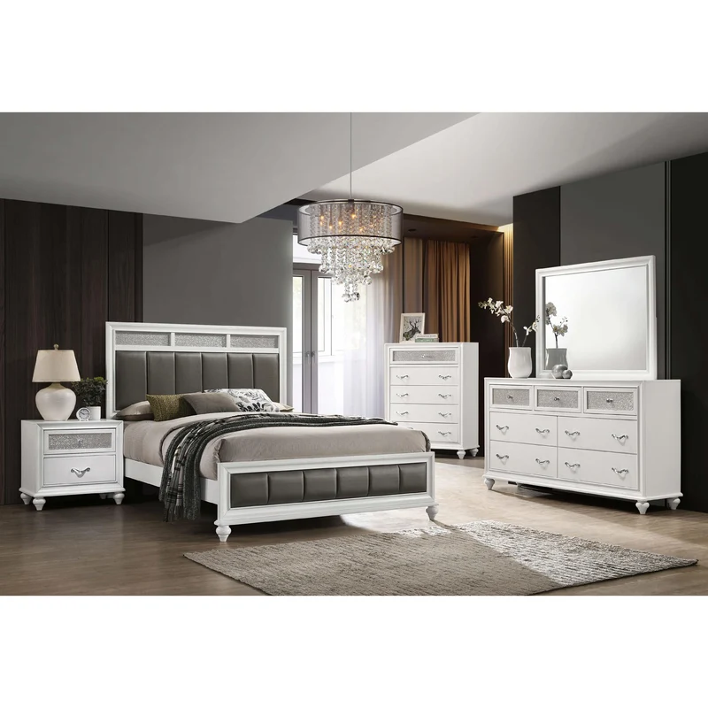 Coaster Furniture Barzini 205895 5-Drawer Bedroom Chest - White