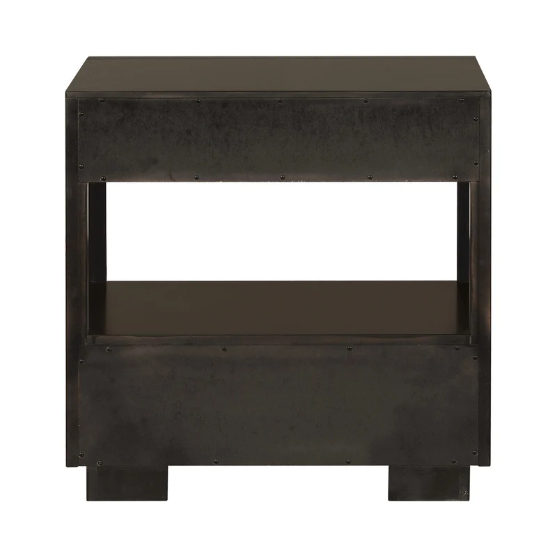 Coaster Furniture Durango 223262 2-Drawer Nightstand - Smoked Peppercorn