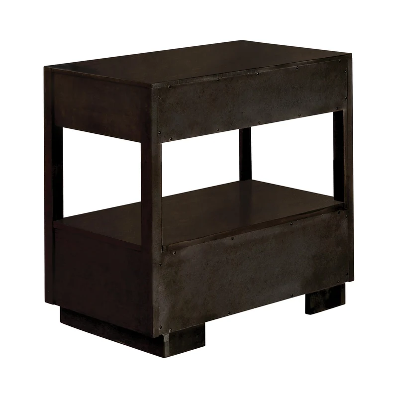 Coaster Furniture Durango 223262 2-Drawer Nightstand - Smoked Peppercorn