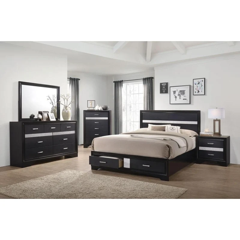 Coaster Furniture Miranda 206364 Dresser Mirror - Black